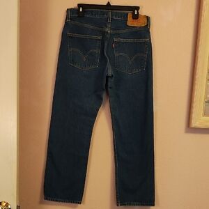 Levi's Blue Straight Jeans Classic Fit